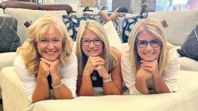 Current staff members of Mueller Electric Furniture and Bedding in De Soto, from left, Stephanie McCullough, Carrie Bone and Andrea Doyen-Patterson.