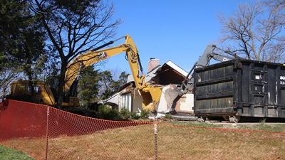 The house at 1608 Mid-Meadow Lane in Festus has been demolished.