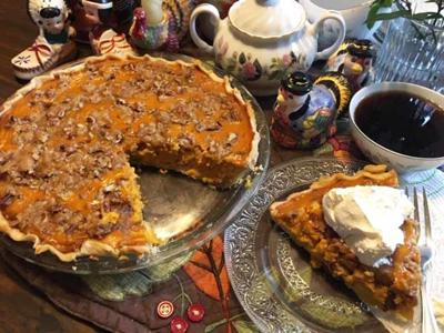 Streusel Pumpkin Pie