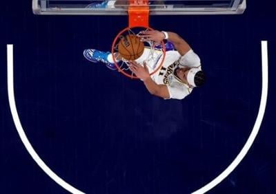 Jaxson Hayes of the Los Angeles Lakers was among four first-time entrants named to the 2026 NBA Slam Dunk Contest