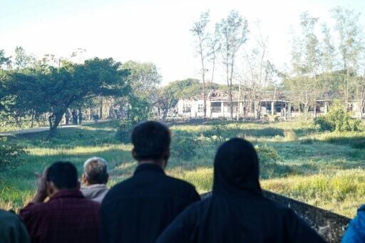 A Myanmar military air strike killed more than 30 people at a hospital, an on-site aid worker said Thursday