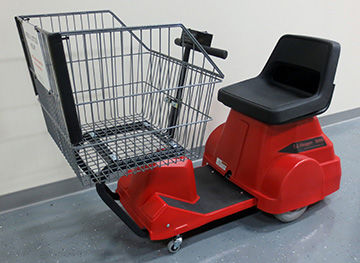 motorized shopping cart