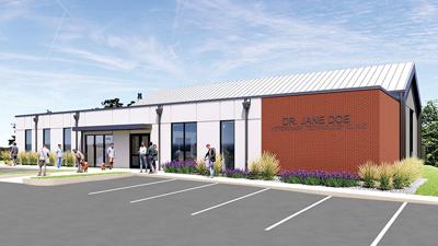 Artist rendering of the veterinary technology building expected to be finished in December 2024 or early 2025.