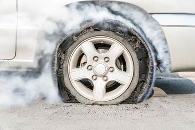 tire blowout