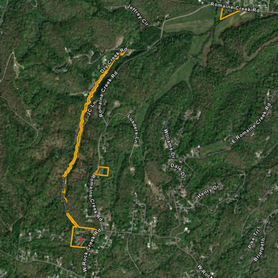The Minker/Stout/Romaine Creek Superfund site follows Romaine Creek in the Jefferson County portion of Fenton.