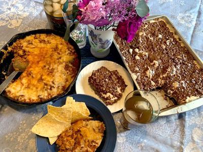 My Leader Yummy – Southwest Beef and Rice Skillet and Brownie Mallow Bars