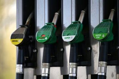 A petrol pump along the A43 motorway near Muenster, Germany. Rising energy prices are a huge burden for the country's power-hunger manufacturers