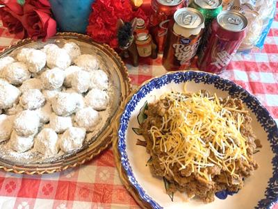 My Leader Yummy:  Sloppy Jose’s and Mexican Wedding Cookies
