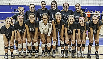 St. Pius volleyball team photo