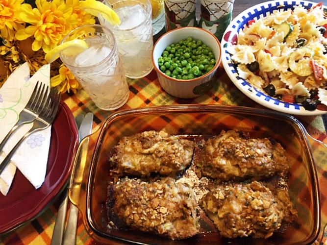 Crab-stuffed Chcken Breasts