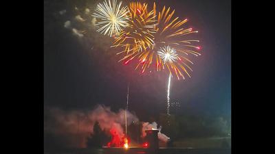 The De Soto Chamber of Commerce took over the annual fireworks display from the Lions Club in 2024.