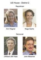 U.S. REPRESENTATIVE, DISTRICT 2: Wagner faces GOP primary challenge for fourth term; Five Democrats seeking change to send Wagner home