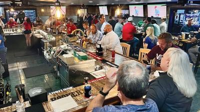 Johnny’s Hideout features seating for 85 customers and a game room