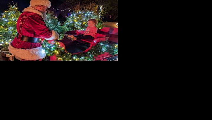 Kay Houghtaling of Fenton sent a picture she took of her granddaughter, Audrey Devine, then 2, at the Missouri Botanical Garden’s Garden Glow event.