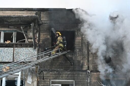 A Russian strike on Kharkiv cut power to around 100,000 people