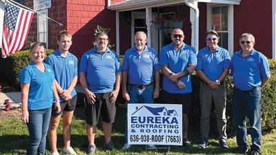 Eureka Contracting and Roofing works on commercial and residential projects throughout the area.