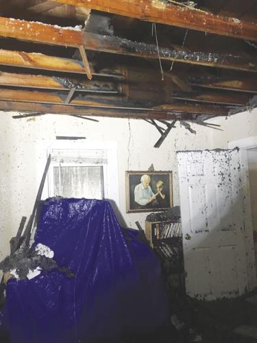 A home on South Fourth Street in Festus was damaged by fire.