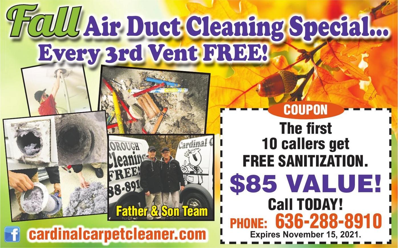 Cardinal Carpet & Air Duct Cleaning Real Estate October 2021