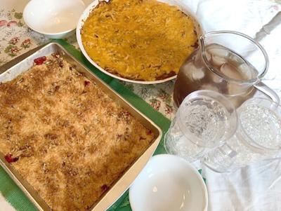 My Leader Yummy: Bacon Cheeseburger Spaghetti and Strawberry Dump Cake