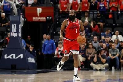James Harden scored a Los Angeles Clippers-record 55 points in an NBA victory at Charlotte