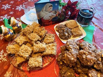 Oat and Apricot Bars and Super Chip and Nut Cookies