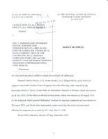 FNF - NC - Lawsuit Mosley v 8 Gaston County Notice Of Appeal