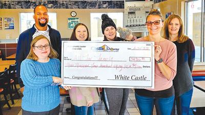 White castle donation to all for family