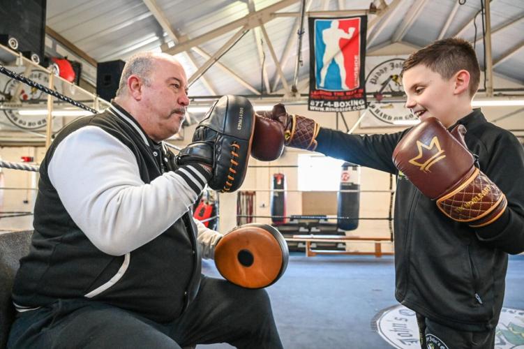 Young blind boy defies the odds after taking up boxing
