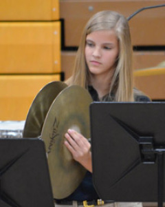 Festus Seventh-Grade Band at Windsor Middle School Music Festival 