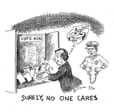 Voter fraud is a crime