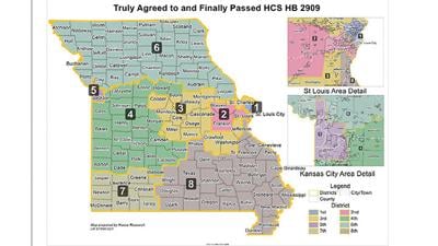 New Congressional Map of Missouri 2022