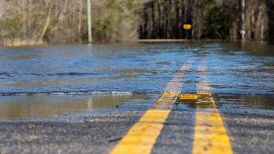 flooding stock image