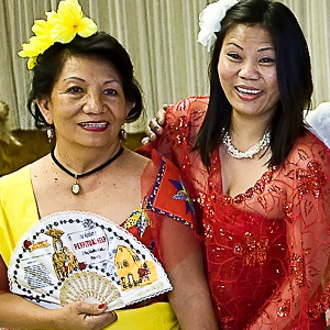 About 350 people attended the Ethnic Taste-Tease and Dinner-Dance held at Good Shepherd Catholic Church in Hillsboro 
