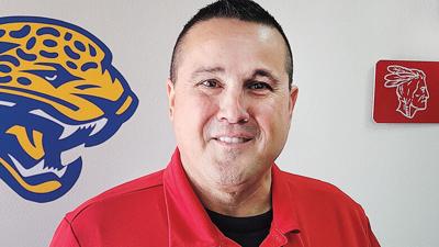 Fox C-6 Superintendent Paul Fregeau in his office.