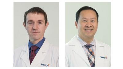 Dr. Mark Rivkin, left, is a neurosurgeon and Dr. Loc Thang is a pain management specialist.