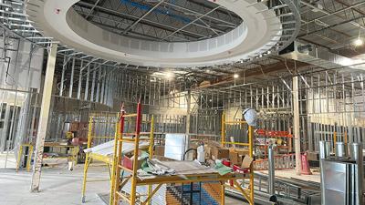 The remodeling project for Compass’ Truman Building is well underway, with construction set to wrap up by March.