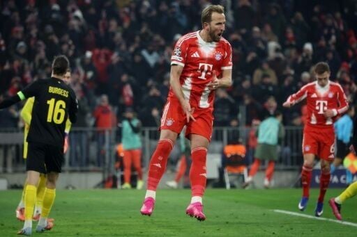 Harry Kane scored twice and missed a penalty as Bayern Munich beat Union Saint-Gilloise to reach the last 16 of the Champions League