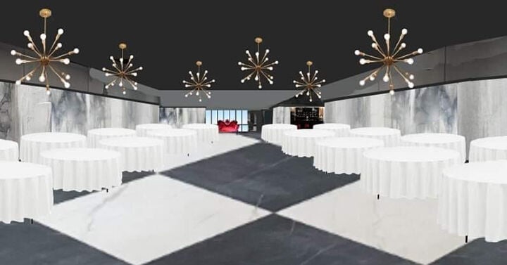 Marquee on main inside