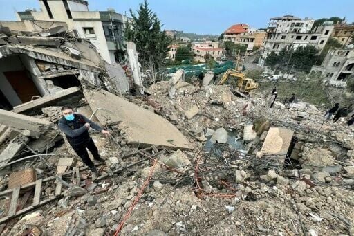 An Israeli strike killed on the southern Lebanon town of Kfar Hatta killed a family of six