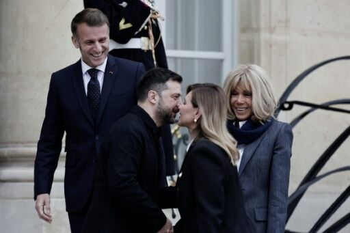 The presidents were also joined by their wives