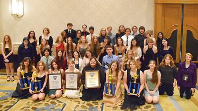 Pictured is the Spirit of Northwest Marching Band following the Awards Ceremony and Dinner at the Hilton Riverside Hotel in New Orleans, La.