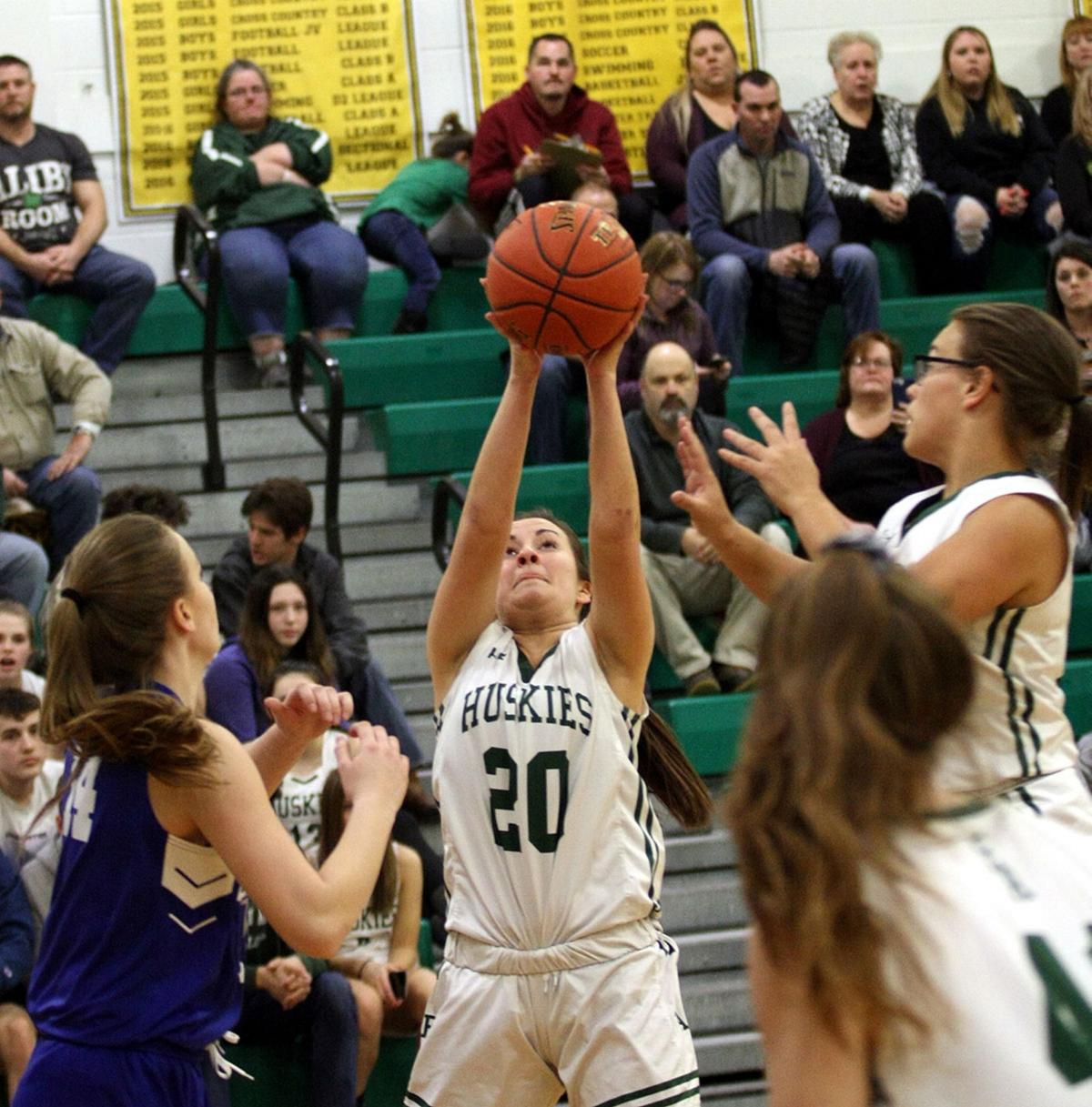 Franklin Academy Girls Rally For Basketball Win Chateaugay Pulls