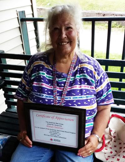 Malone woman donates blood for over 50 years to the American Red Cross