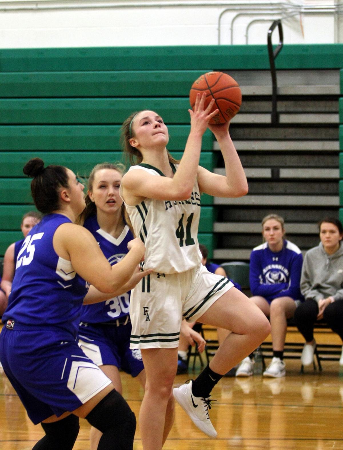 Franklin Academy Girls Rally For Basketball Win Chateaugay Pulls