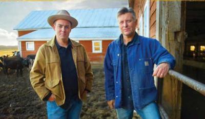 The Gibson Brothers performing at Chateaugay Town Hall Theatre