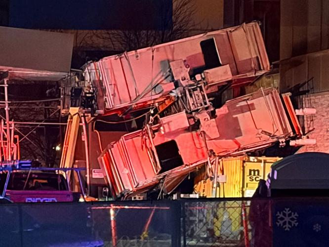 Five injured when construction elevator collapses at Turning Stone Casino
