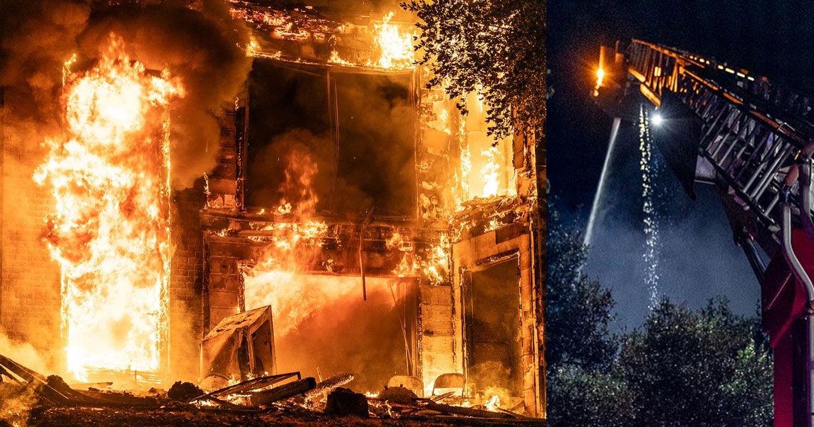 Three-story apartment building decimated by massive fire | South Texas ...