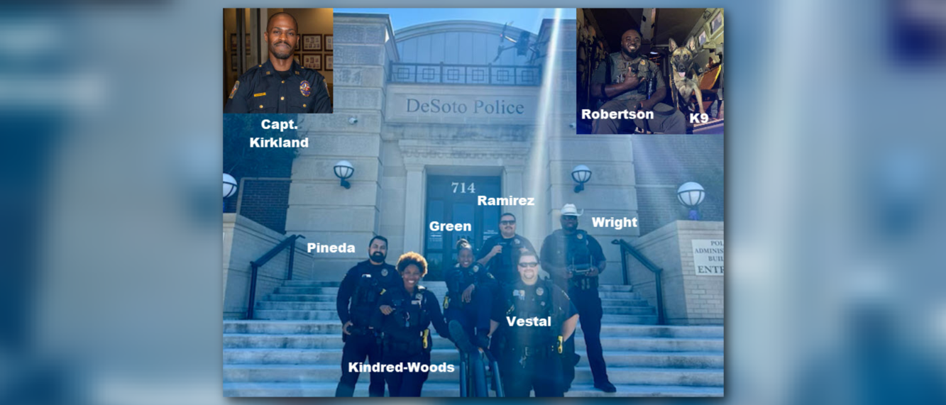 DeSoto police and Dallas police collaborate to apprehend suspect after