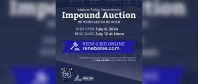 Abilene Police to Auction Abandoned Vehicles Online | West Texas ...