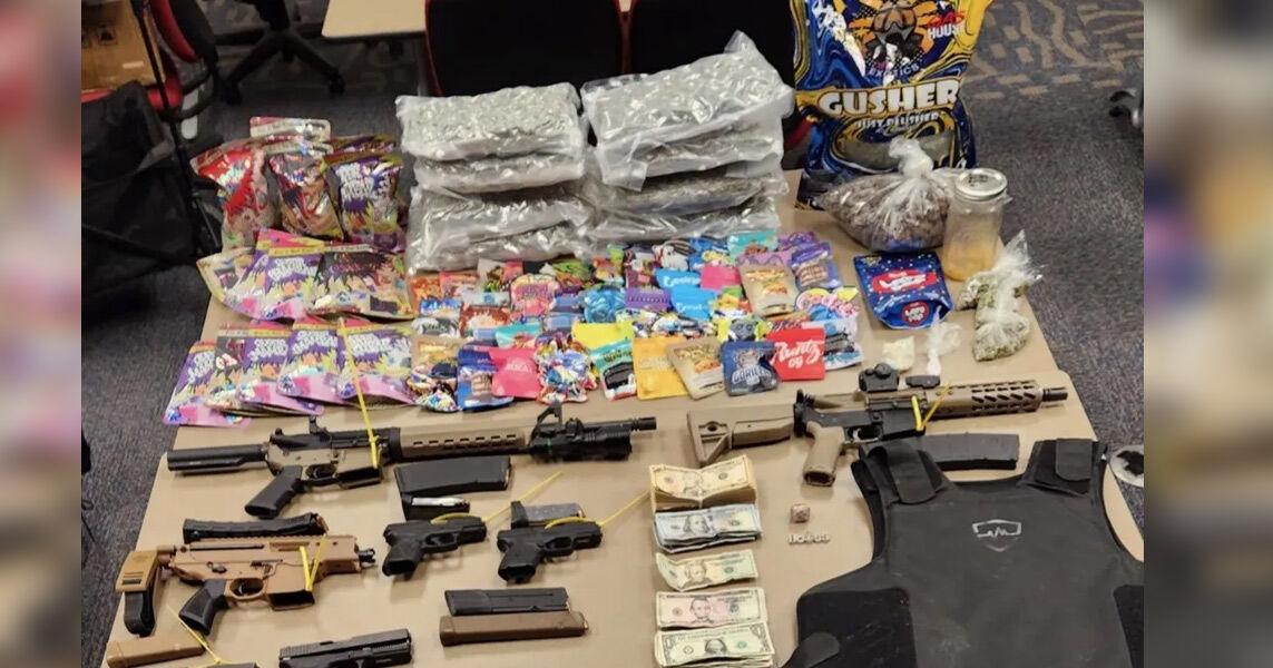 Firearms and drugs seized in Dallas raid lead to two arrests | North ...
